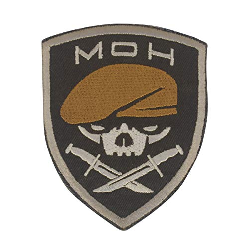 Cobra Tactical Solutions MOH Medal of Honor Ranger Parche Bordado Táctico Moral Militar con Cinta adherente de Airsoft Paintball para Ropa de Mochila Táctica