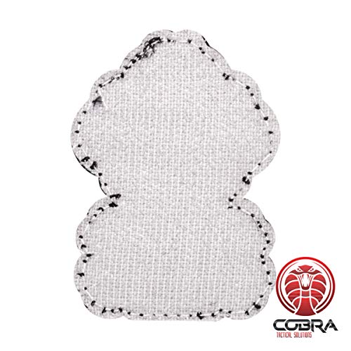 Cobra Tactical Solutions - Parche Militar de PVC K9 POLICE DOG PVC Patch con Cierre de Velcro para Airsoft, Paintball, Ropa táctica y Mochila