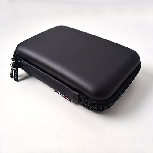 Cocar Funda de Transporte Fuerte Proyector Caso para Proyector Mini Pico Accesorios y Discos Duros Estuche de Protección - Negro