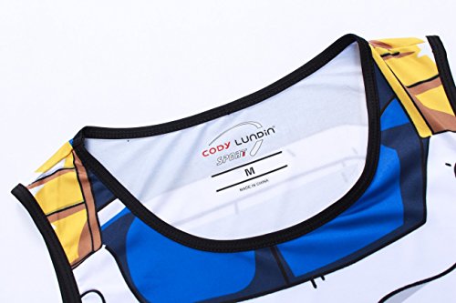 Cody Lundin Hombres Chaleco Mezcla impresión película Personaje Logo Camiseta Hombre Hombres sin Mangas t-Shrit (L, Color-h)