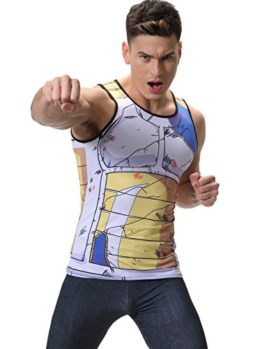 Cody Lundin Hombres Chaleco Mezcla impresión película Personaje Logo Camiseta Hombre Hombres sin Mangas t-Shrit (XL, Color-b)