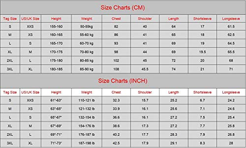 COJETER Rojo Professional Fitness Sports Pullover Compresi¨®n Shirts para Hombres Manga Larga Fitness Soft Cuello Rojoondo T-Shirts