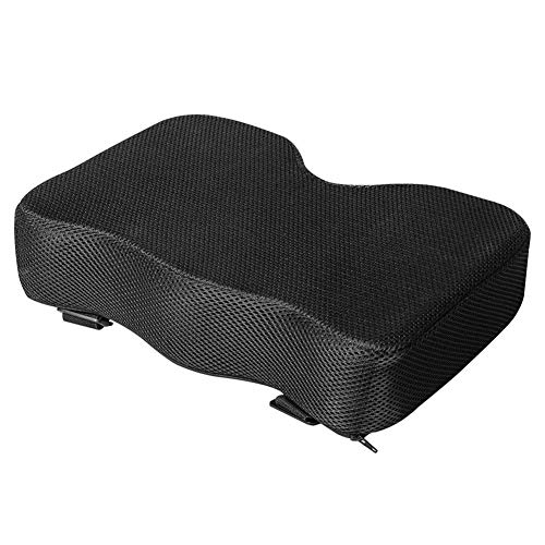 Cojín De Asiento De Máquina De Remo, Almohadilla De Asiento De Espuma De Memoria para Ejercicio Reclinado Cojín De Asiento De Algodón De Bicicleta Fija Horizontal con Funda Extraíble Y Lavable