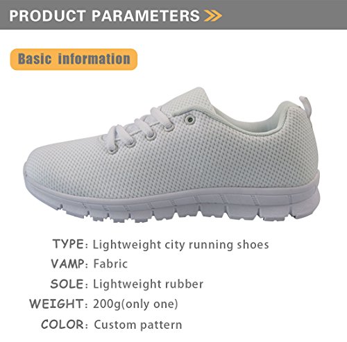 Coloranimal - Zapatillas de tenis flexibles para correr y caminar, color, talla 37.5 EU