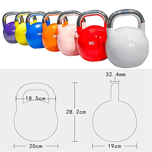 Colorido Kettlebell Entrenamiento de elevación Heavy Duty High Eco PE Material Kettlebell Competición Calidad para Gimnasio Inicio Fitness