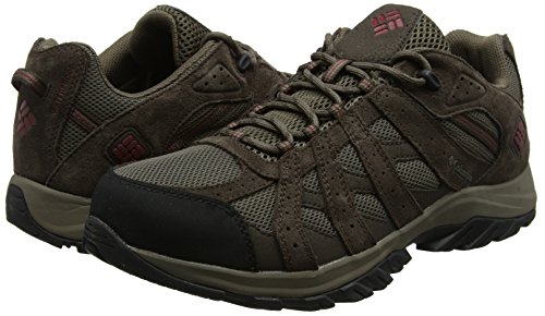 Columbia Canyon Point Zapatos impermeables de senderismo para hombre , Marrón(Mud, Red Element), 43 EU