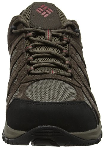 Columbia Canyon Point Zapatos impermeables de senderismo para hombre , Marrón(Mud, Red Element), 43 EU