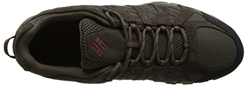 Columbia Canyon Point Zapatos impermeables de senderismo para hombre , Marrón(Mud, Red Element), 43 EU