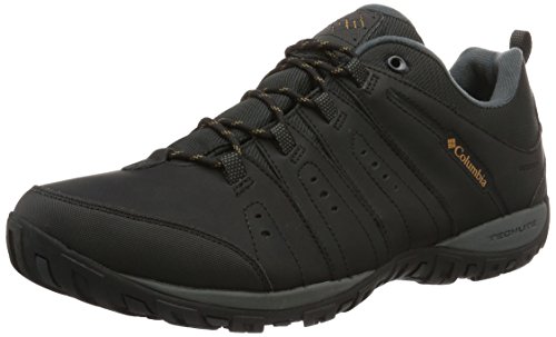 Columbia Peakfreak Nomad, Botas de Senderismo para Hombre, Negro (Black, Caramel 010), 42.5 EU