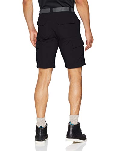 Columbia Silver Ridge II Cargo Short Pantalón Corto, Nailon, Hombre, Negro (Black), Talla US: W32/L12/ (EU W42/L12)