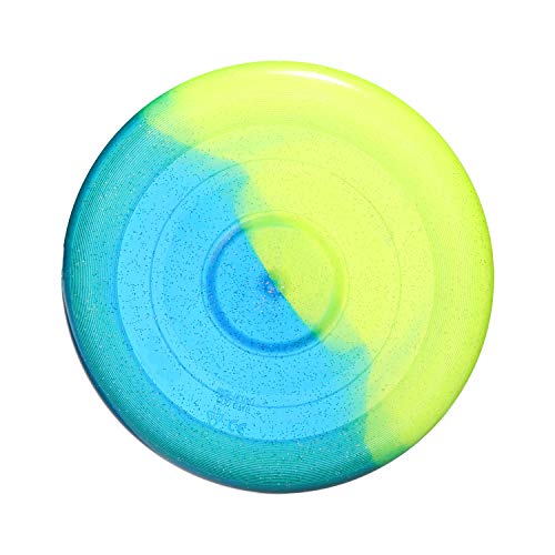 com-four® 2X Frisbee para niños y Adultos - Disco de Lanzamiento para Perros - Frisbee 27 cm - Disco Volador en Colores Brillantes [la selección varía] (2 Piezas - Discusión)