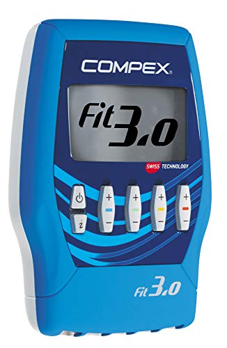 Compex Fit 3.0 Electroestimulador, Unisex, Azul