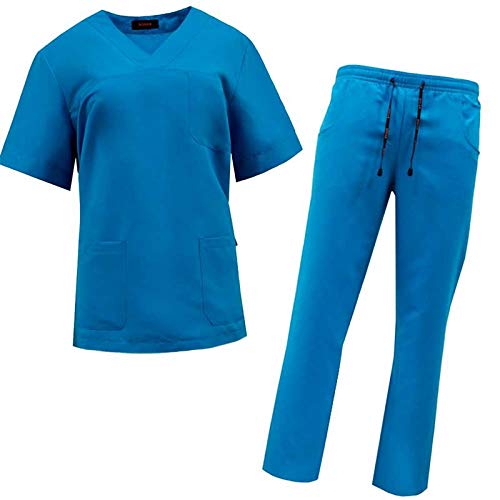 CON209 Uniforme Sanitario Roger Conjunto pijama microfibra anti-olor Unisex casaca y pantalón (Varias tallas y colores)