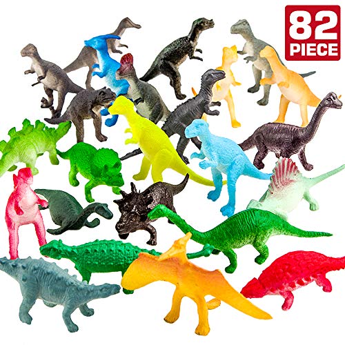 conjunto de 72 piezas de Juguete de Mini Dinosaurio, Material de Seguridad.Juego de Juguetes de Dinosaurio del Mundo Zoológico para Chicos, Adornos para Pasteles, Favoritos para Fiesta