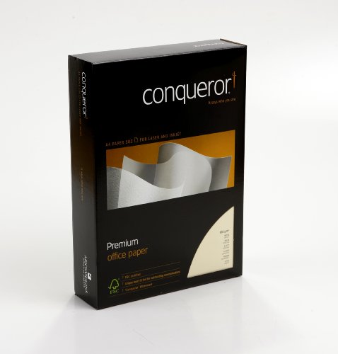 Conqueror A4 Premium Papier vélin Crème 500 feuilles (bricolage)