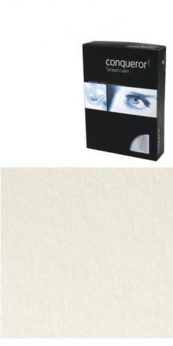 Conqueror CQW0324CRNW - Papel vitela (A4, 100 g/m2), color crema