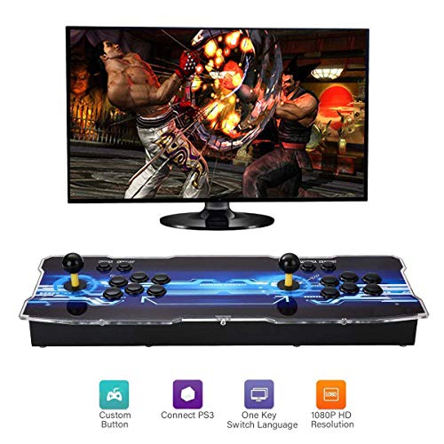 Consola de videojuegos, SeeKool 3D Pandora X Multijugador Home Arcade Game Console, con 2500 Juegos retros, Soporte de Tarjeta TF+Usb Dis, para PC / Ordenador portátil / PS3/ TV