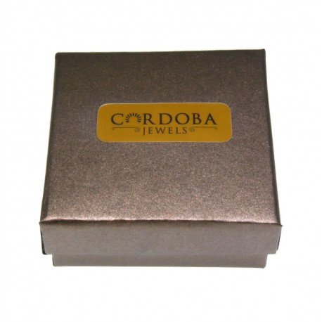 Córdoba Jewels | Aros en plata de ley 925 bañados en oro rosa con diseño Mini Aros Malla Rose Gold