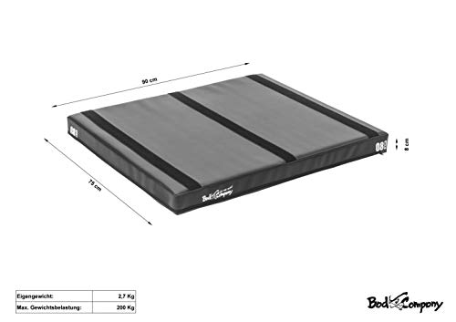 Core Plyo-Box Set 5 teiliges la bóveda de la caja-juego de núcleo de espuma negro Plyoboxen