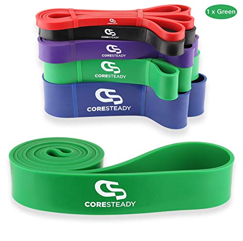 Coresteady Banda de Resistencia Banda para dominadas | Banda de Entrenamiento para Crossfit - Powerlifting - Yoga – Ejercicios de Estiramientos (Una Unidad por Venta) para Hombres y Mujeres