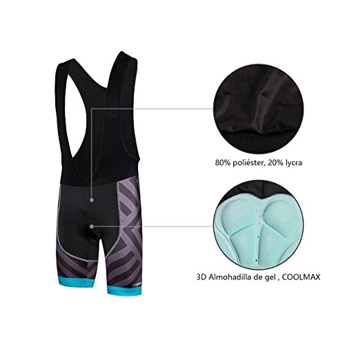 Cornasee Ropa Ciclismo Verano para Hombre Ciclismo Maillot y Culotte Pantalones Cortos