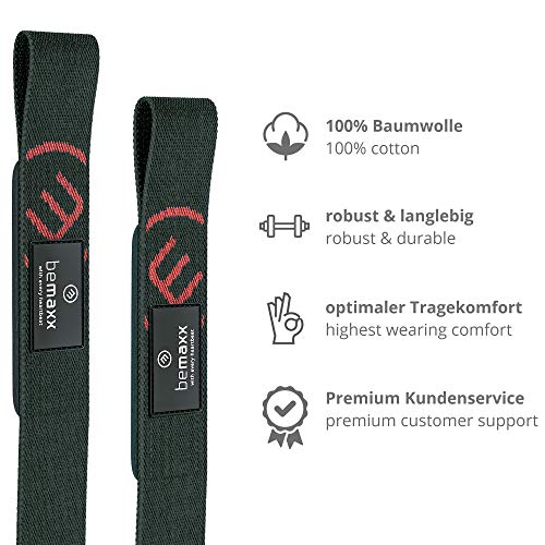 Correas Levantamiento De Pesas, 2 Unidades - Muñequeras Deportivas Profesionales Acolchadas | Weight Lifting Bar Straps para Powerlifting Crossfit Entrenamiento Culturismo Haciendo Deporte Fitness