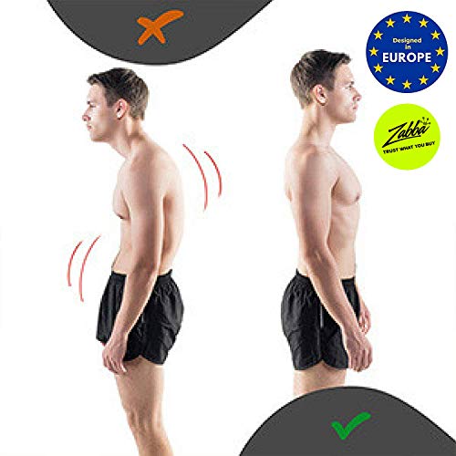 Corrector De Postura Y Sujeción De Espalda Modetro Sports – Corrector De Espalda Funciona De Fisioterapia Para Hombres O Mujeres – Alivio Del Dolor De Espalda, Hombros, Y Cuello