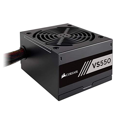 Corsair CP-9020171-EU, Fuente de Alimentación (PFC Activo, 80 Plus), 550 W, Negro