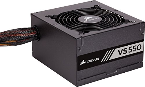 Corsair CP-9020171-EU, Fuente de Alimentación (PFC Activo, 80 Plus), 550 W, Negro