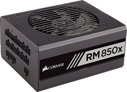 Corsair RM850x - Fuente de alimentación (totalmente modular, 80 Plus Gold, 850 W, EU) negro