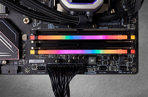 Corsair Vengeance RGB Pro - Kit de Memoria Entusiasta 32 GB (2 x 16 GB), DDR4, 3200 MHz, C16, XMP 2.0, Iluminación LED RGB, Negro