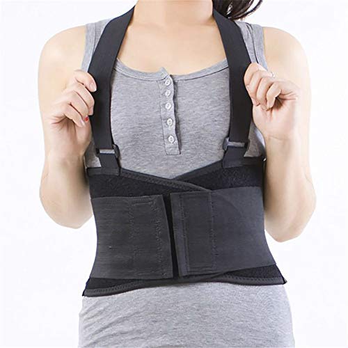 Corset Hombres Soporte de espalda Cinturón Dolor de espalda Levantamiento pesado Protector de cinturón de trabajo Soporte de soporte lumbar Cinturón de respaldo Soporte para la espalda Corrector de po