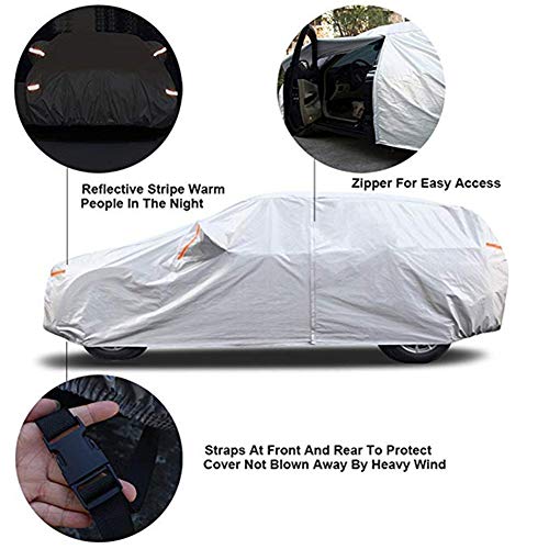 COVERCHUN Fundas Impermeables Camuflaje del Coche, Cubierta Exterior de protección Solar para Buick KE, JA, Regal, Lacrosse, Verano, Encore, Coche Tienda,Lacrosse