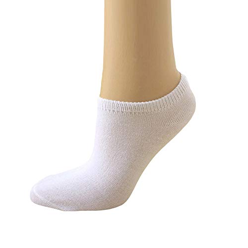 COZOCO 5 Pares De Calcetines De Microfibra Divertidos Lindos De Color Caramelo Sólido Para Niñas De Mujeres (una talla, Blanco)