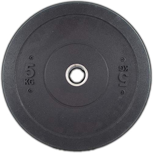 C.P. Sports - Discos de pesas (50 mm, goma, para pesas de 5, 10, 15, 20 kg), tamaño 10 kg - Paar
