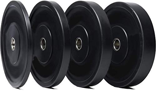 C.P. Sports - Discos de pesas (50 mm, goma, para pesas de 5, 10, 15, 20 kg), tamaño 100 kg - Set