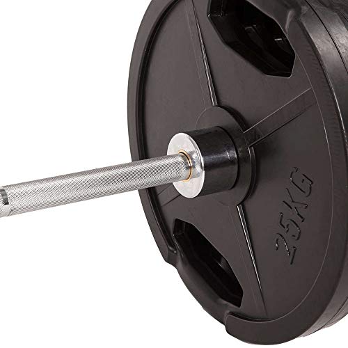 C.P. Sports - Discos de pesas con goma, 1 par de discos de 50 mm para barras, de 0,5 kg - 30 kg por par, tamaño 1 Paar-1,25kg