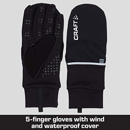 Craft Hybrid Weather Guantes para Clima frío, Unisex-Adulto, Amarillo Flúor, L