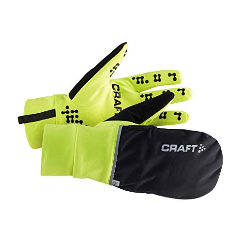 Craft Hybrid Weather Guantes para Clima frío, Unisex-Adulto, Amarillo Flúor, L