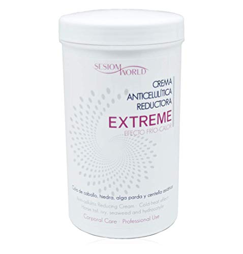 CREMA EXTREME ANTICELULITICA REDUCTORA Efecto Frío-Calor sesiomworld 1 kilo