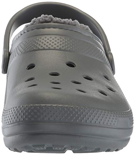 Crocs Classic Lined Clog, Zuecos Unisex Adulto, Gris (Slate Grey/Smoke), 43/44 EU