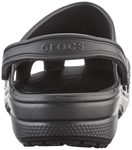 Crocs Classic U, Zuecos Unisex Adulto, Negro Black, 41/42 EU