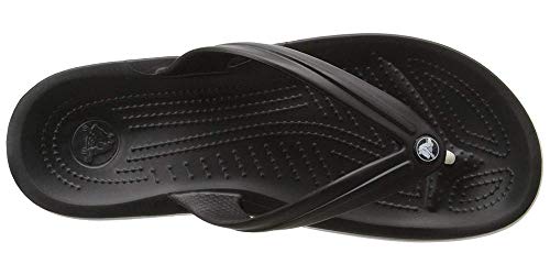 Crocs Crocband Flip, Chanclas Unisex-Adult, Nero Black 001, 42/43 EU