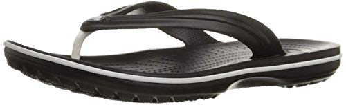 Crocs Crocband Flip, Chanclas Unisex-Adult, Nero Black 001, 42/43 EU