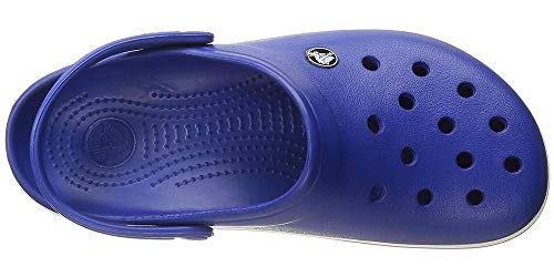 Crocs Crocband U, Zuecos Unisex Adulto, Azul (Cerulean Blue-Oyster), 37-38 EU