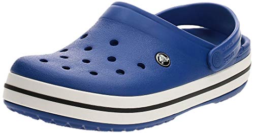 Crocs Crocband U, Zuecos Unisex Adulto, Azul (Cerulean Blue-Oyster), 37-38 EU