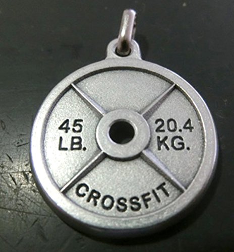 Crossfit - Disco de hierro fundido, peso, colgante Crossfit con anilla, tipo gimnasio, Gym