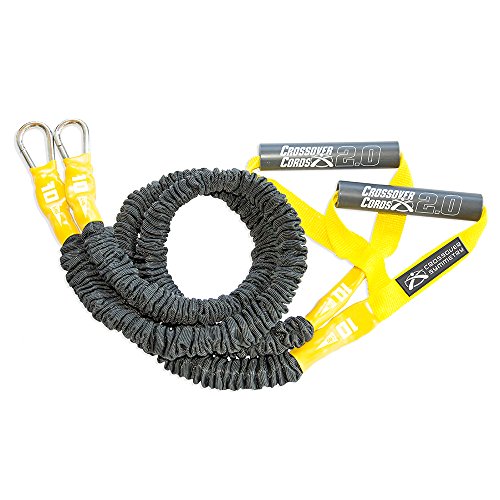 Crossover Symmetry Medianas Fuerza del Hombro/Bandas de Ejercicio Crossfit, calentamientos, Brazo de atención - un Juego de 2 Cables Cruzados (10 lbs)