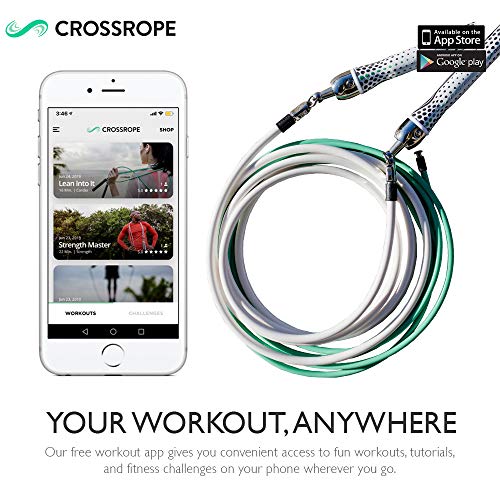 Crossrope Get Lean - Juego de cuerda de saltar con peso, Large - 9'0" (user height 5'9" - 6'1.5")