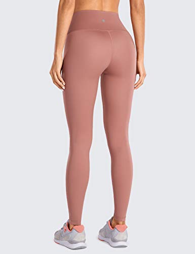 CRZ YOGA Mujer Tight Deportivas Leggins elásticas Cintura Alta para Yoga y Ejercicio-71cm Roble español 38